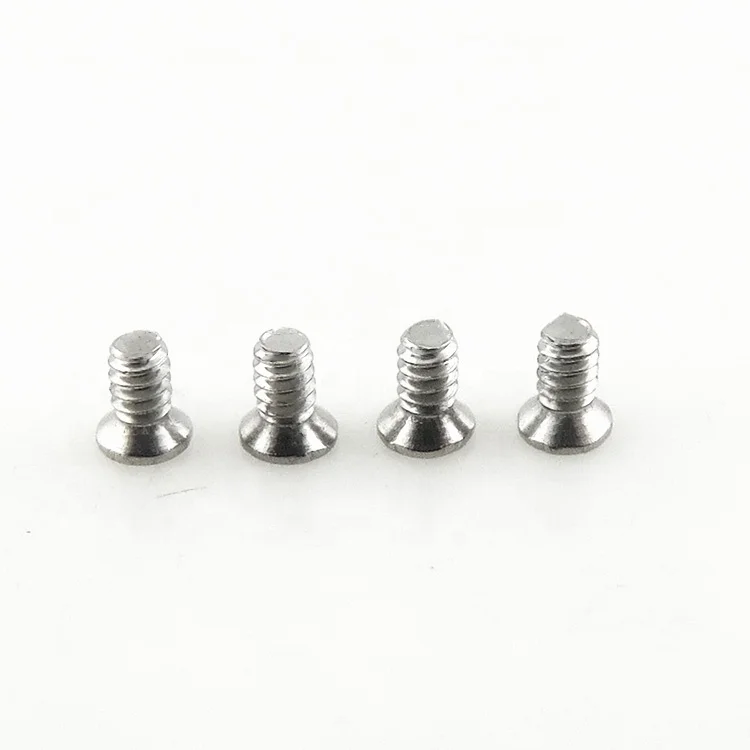 Wholesale nickel plated M1X2mm super mini screw for watch/glasses