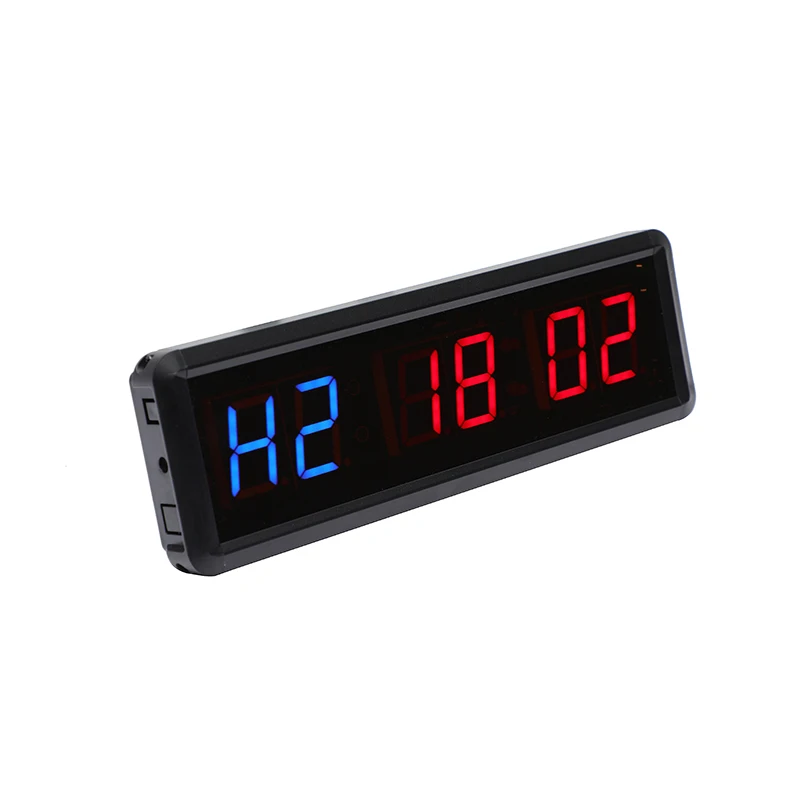CHEETIE Mini 6 Digit1.8 Inch Desktop LED Digital Number Display Clock Gym timer