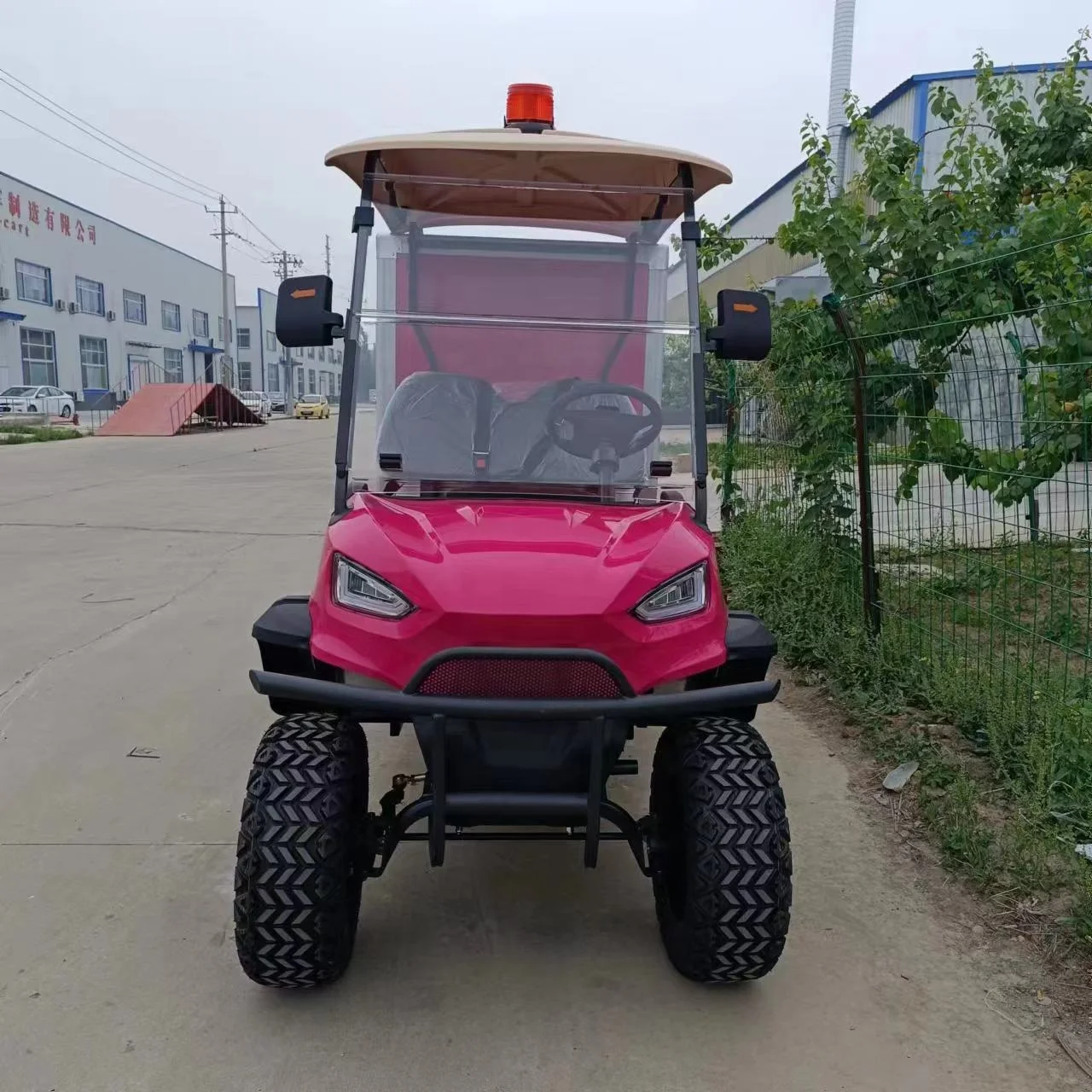 custom recreational energy vehicle car 2 seater electric golf cart buggy with Cargo Boxes