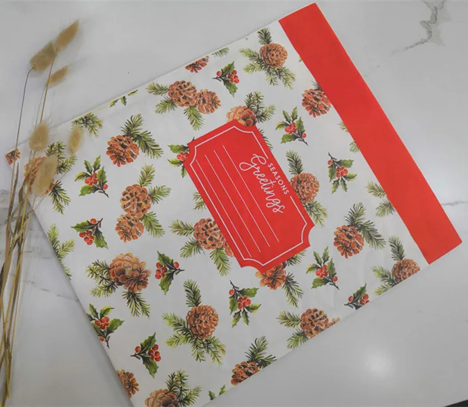 Cheap strong adhesive yellow kraft paper bubble mailer envelope