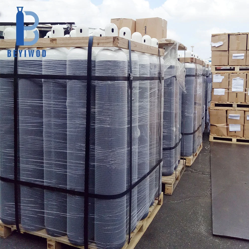 Industrial DOT UN ISO U.S.A standard 200 300 cubic foot Oxygen tank Argon Nitrogen gas cylinders with CGA540 CGA580 valve