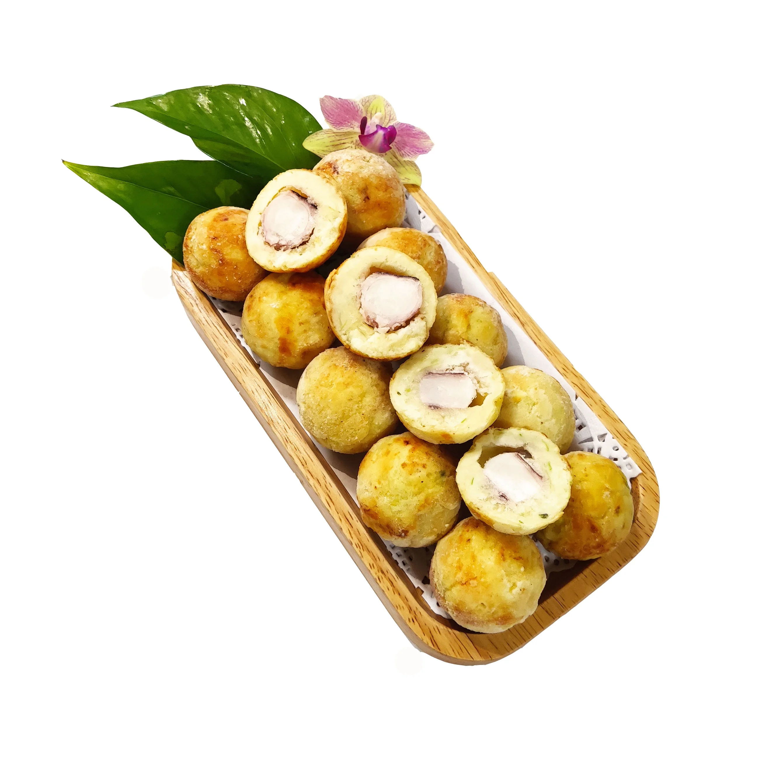 
Frozen fried squid ball octopus snacks takoyaki ball Japanese snacks 
