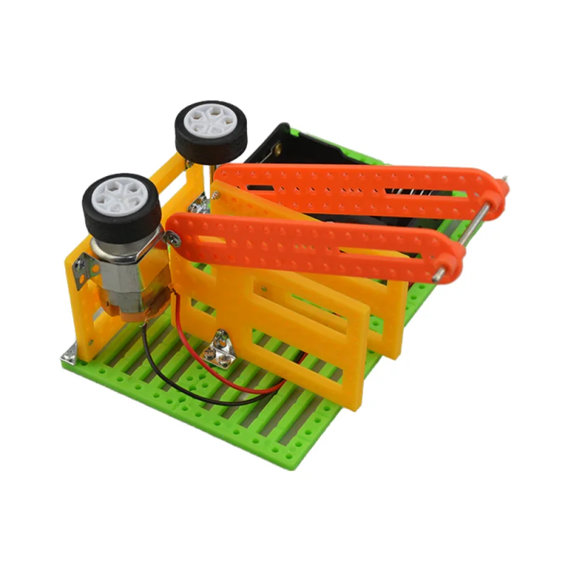 Automatic Tee Machine DIY Gizmo for Primary School Kids Educational Wood Toy for Creative Fun Science Experiments Box Package