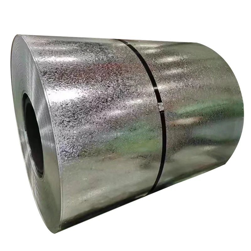 DX51D soft hardness regular spangle hot dipped galvanized steel sheet iron roll metal prices