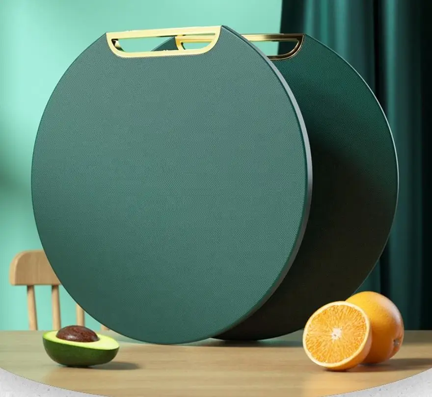 Заводская цена круглая Вертикальная разделочная доска фрукты защита от плесени может стоять с обеих сторон.