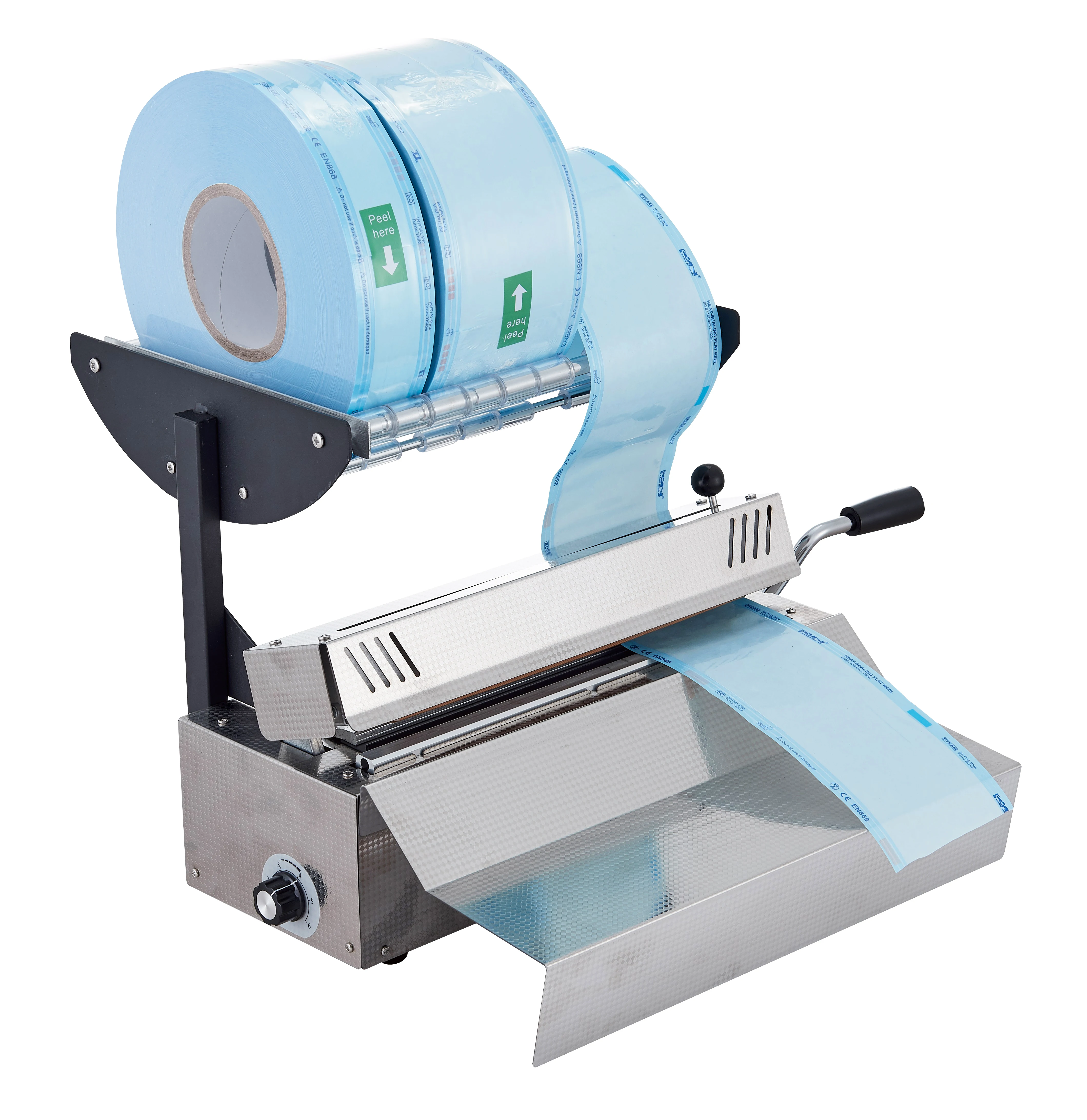 High Quality Cut Medical Dental Equipment Disinfection Autoclave Sterilization Bag Manual Heat Pouch Sealer Sealing Machine