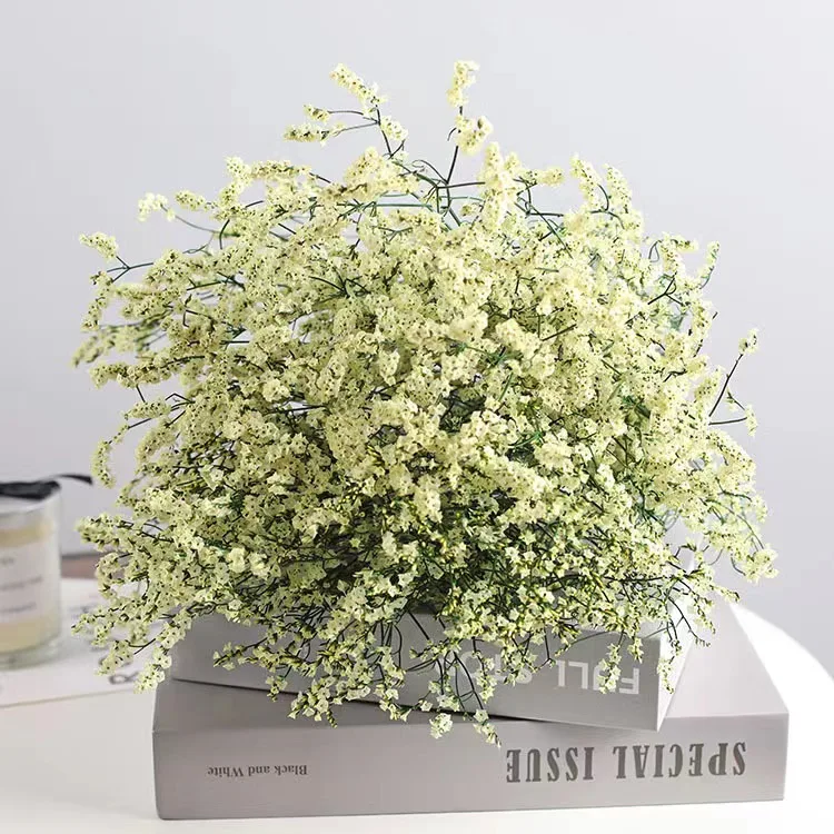 Dried flowers plants preserved flowers limonium Crystal Grass Bouquet Dry Flower Cheap Wholesale
