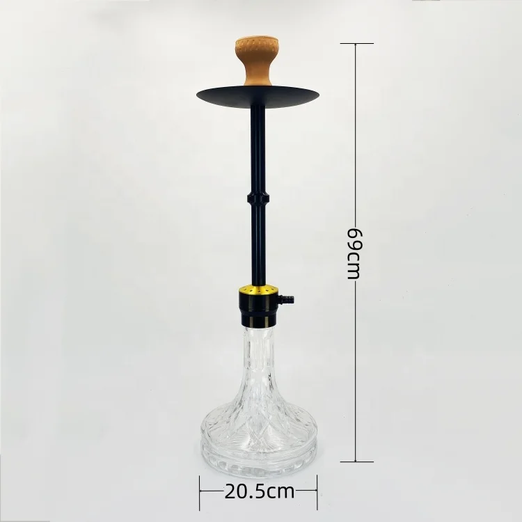 Новый дизайн Лидер продаж кальян на заказ оптовая продажа полный стеклянный золотой Кальян алюминиевый chicha выше