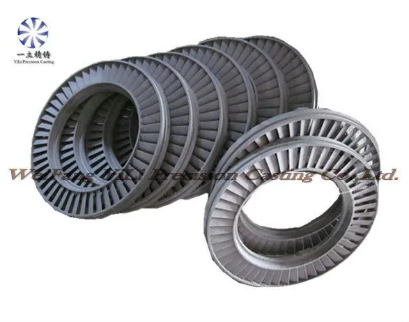 Superalloy nozzle ring used for gas turbine and steam turbine