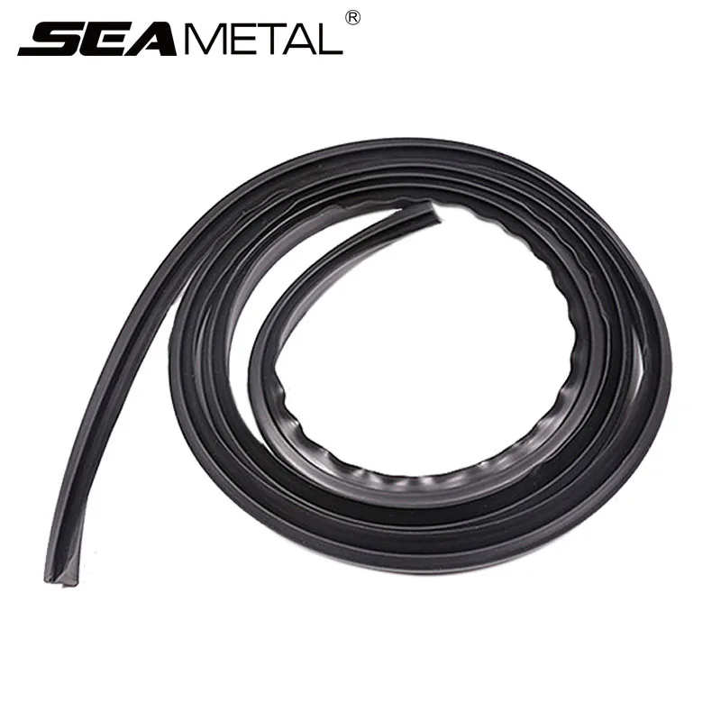 1.8m Car Rubber Seal Spoiler Strip Auto Front Rear Windshield Window Hood Sealing Trim