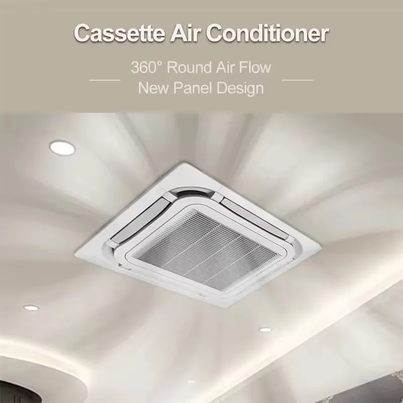 Room Inverter Chiller Water Type Hvac Cassette Fan Coil Unit Central System Mounted Air Conditioners Ac For Cassette Type Wall