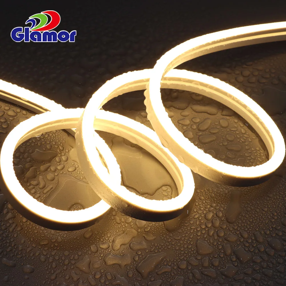 Wireless IP65 Single Side Neon Flex Led, 220V 110V 5M 10M 30M Flexible Led Neon Tube