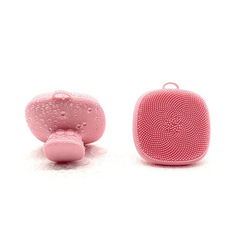 Hot Selling High Quality Soft Food Grade Silicone Face Brush Petal Texture Small And Convenient Face Brush