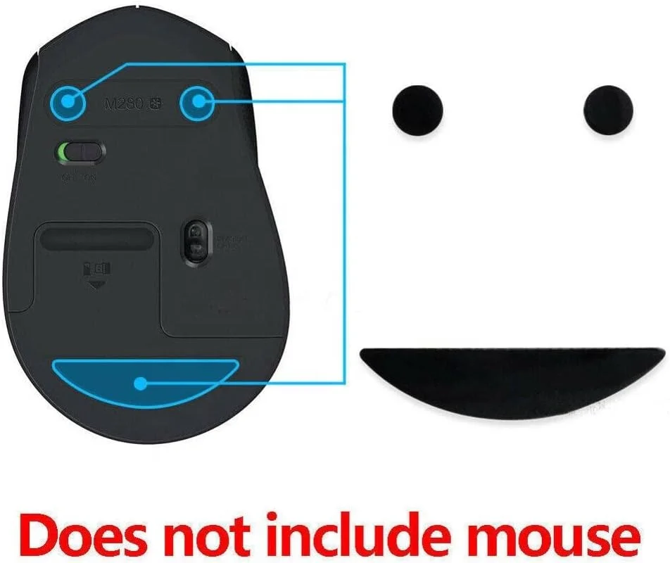 Replace Mouse Feet Mouse Skates For Logitech M275/M330/M280  Mouse