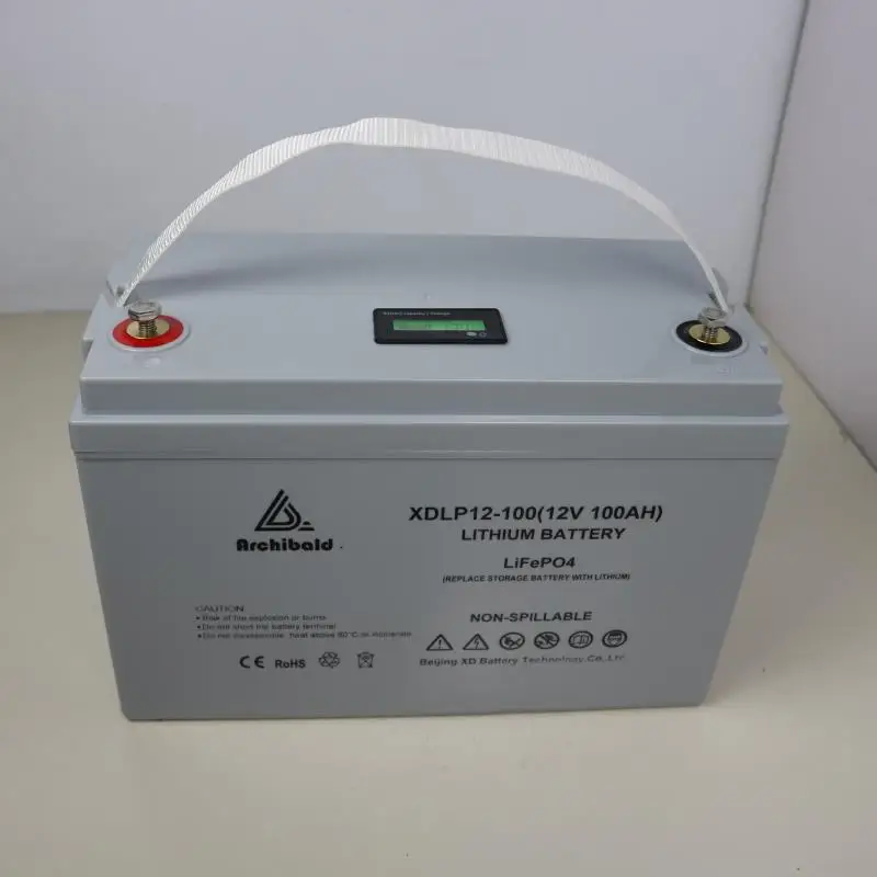 china manufacture light weight nominal capacity 12v 100ah lifepo4 lithium battery for rv ev car yacht party