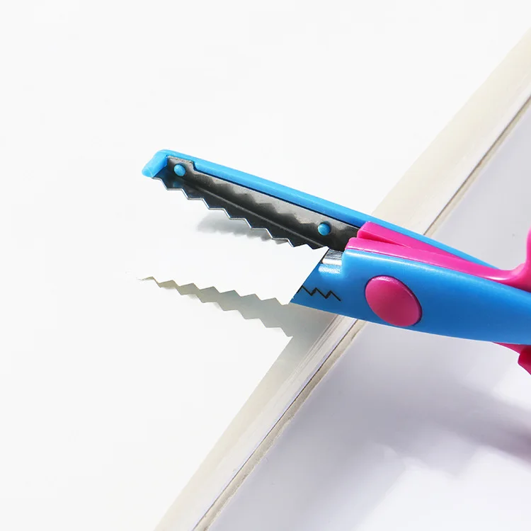 Creative Stationery Paper Scissors DIY Album Lace Scissors Office Cutting Supplies