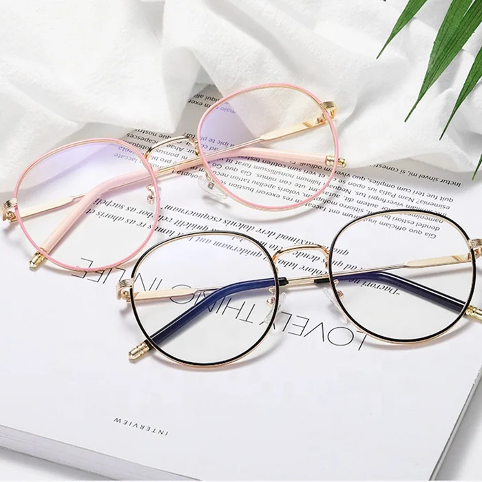 Sunbest 8013 высококачественные винтажные круглые очки в металлической оправе очки с защитой от синего света оптические оправы очки