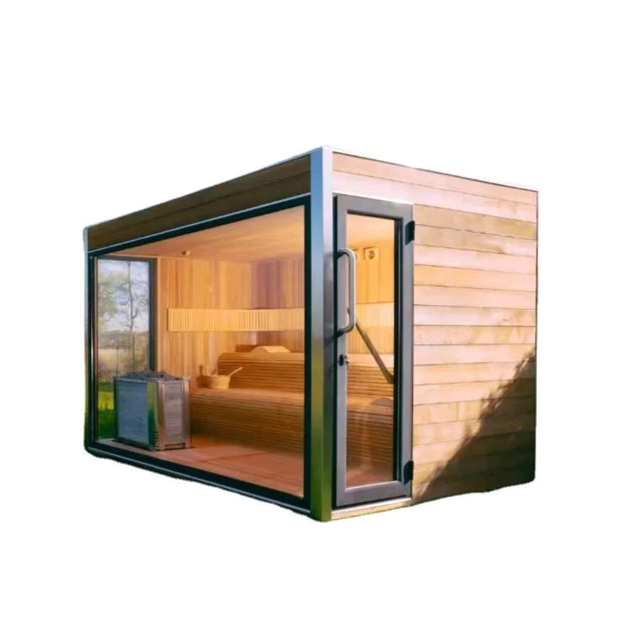 Modern Fashion Outdoor Traditional 4 Person Wooden Sauna Room Wholesale