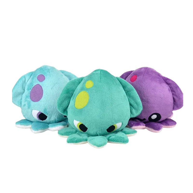 Пользовательские Кальмар Осьминог плюшевый фиолетовый зеленый мягкая игрушка подушка животных