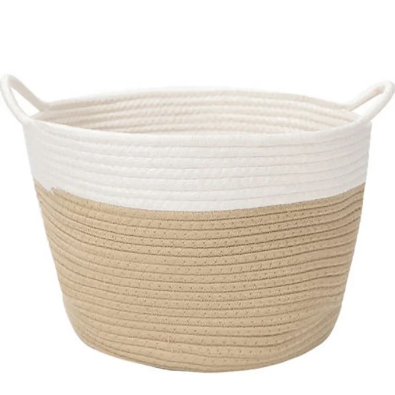 Мода Высокое качество детская одежда корзина для хранения Хлопок Веревка корзина