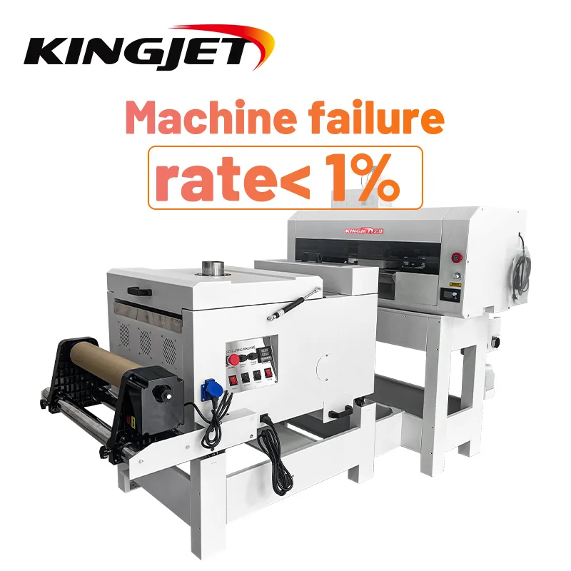 king Jet Digital Automatic A3 Fluorescent Dtf T-shirt Printer Long Service Life A3 Dtf Printer Xp600 T-shirt Dtf Printer