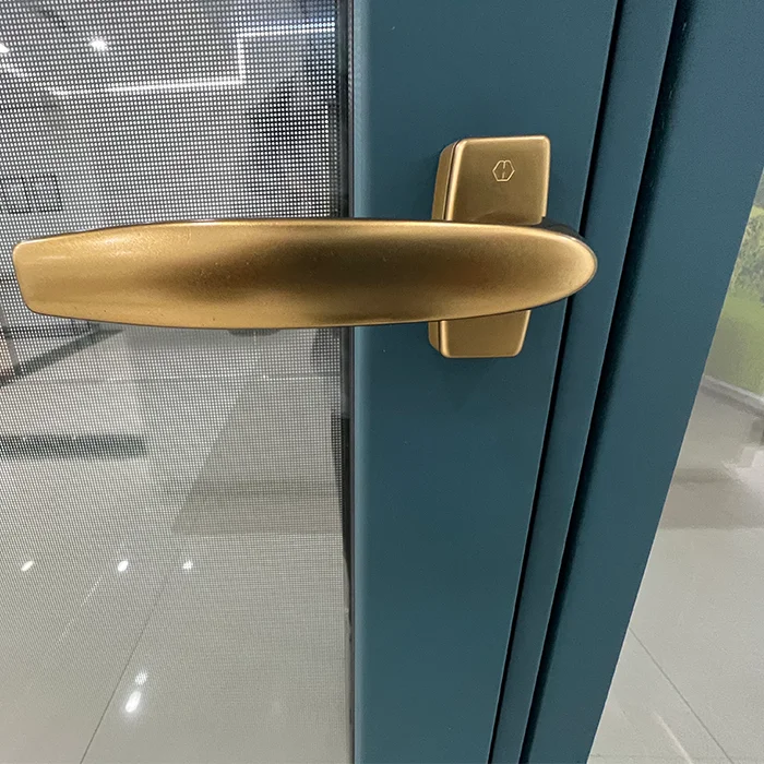 Joyfident aluminum-clad wooden hand-cranked windows aluminum window design wooden look aluminum with wood cladding windows