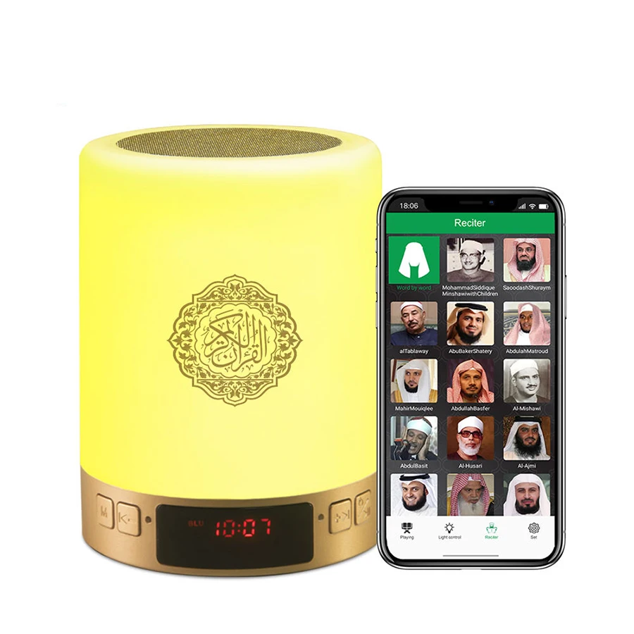 Quran Player With Display Led Touch Quran Light Clock Quran Speaker