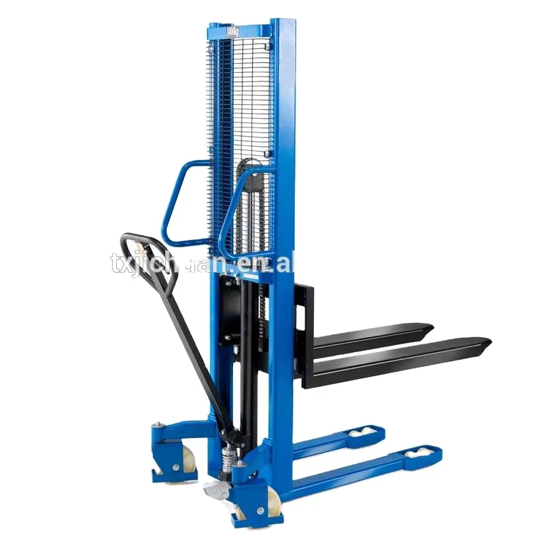 electric Self Lifting Stacker On-board forklift semi electric pallet stacker 500kg
