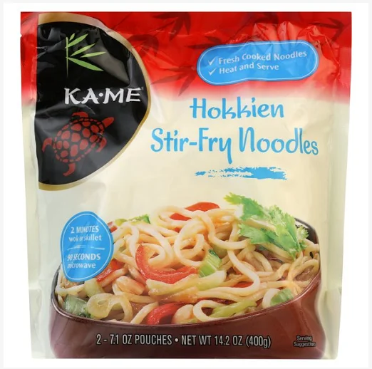 Factory Price Custom Printing Food Grade Delicious Pasta Packaging Best Selling Instant Noodle Bag Udon Noodle Packaging Bag