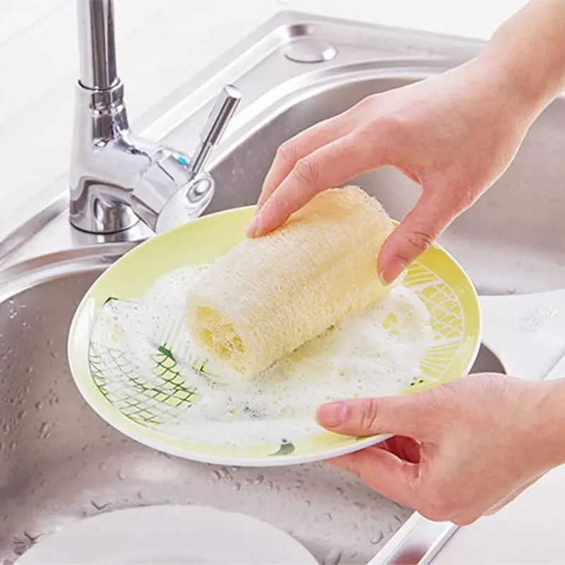 eco kitchen raw loofah pad natural loofah sponge