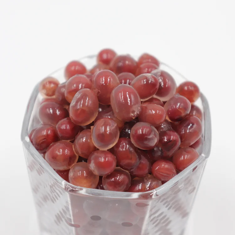 High quality red bean bead popping boba for shaved ice/sorbet/fruit juice