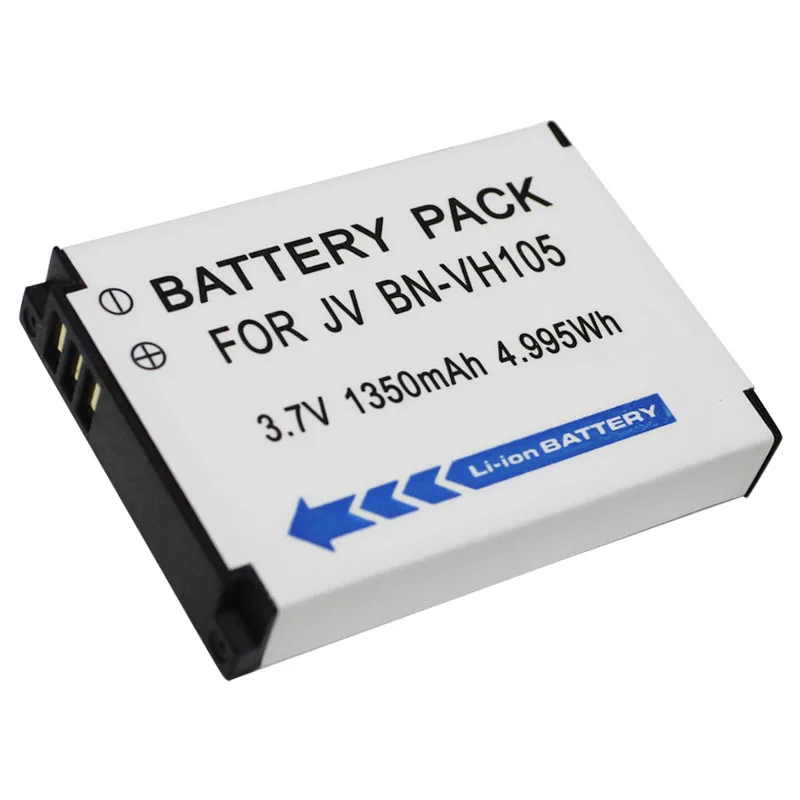 
1350mAh 3.7v BN-VH105 Li-ion Battery for JVC BN-VH105 SLB-10A SLB10A 