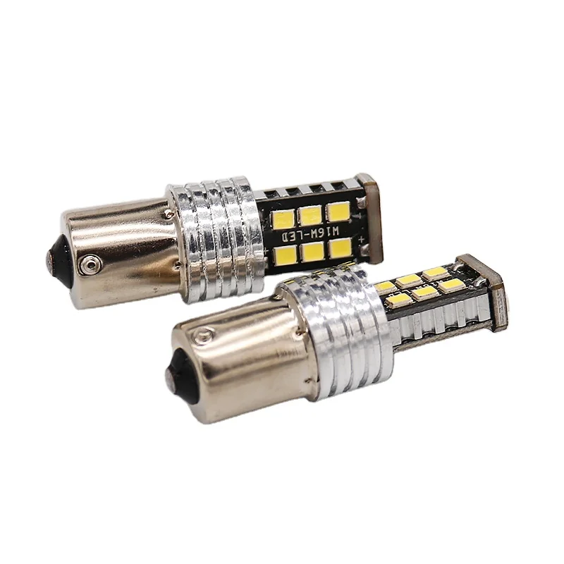 UNJOYLIOD P21W BA15S Canbus No OBC Error Super Bright 15 LED Auto Brake Lights Car Backup Reverse Lamps 1156 switchback