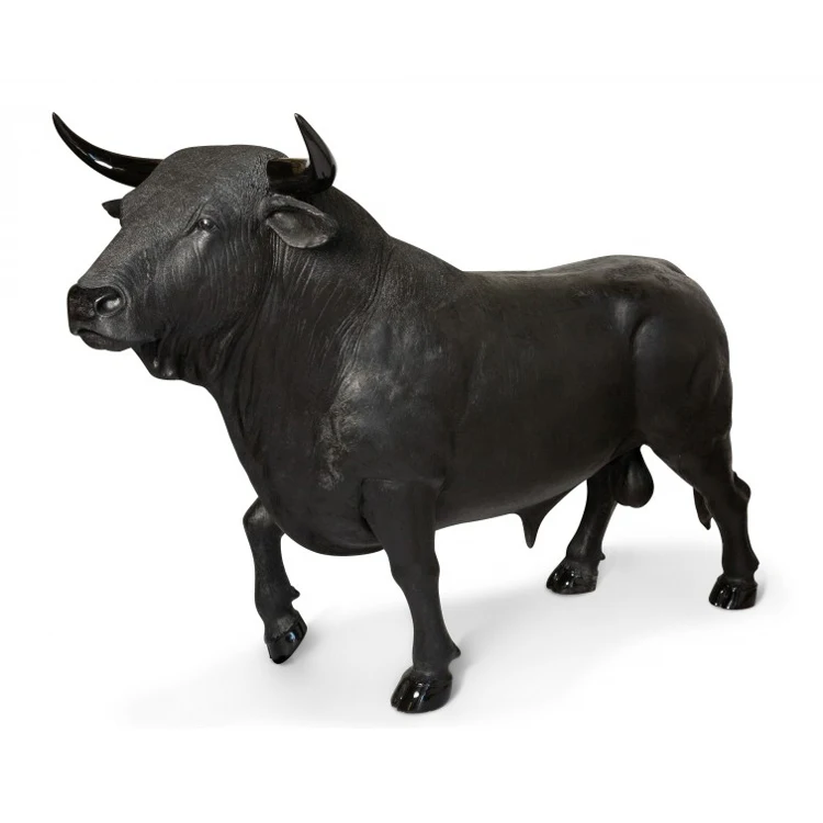 China manufacturer Spanish Fighting Bull Life Size Statue