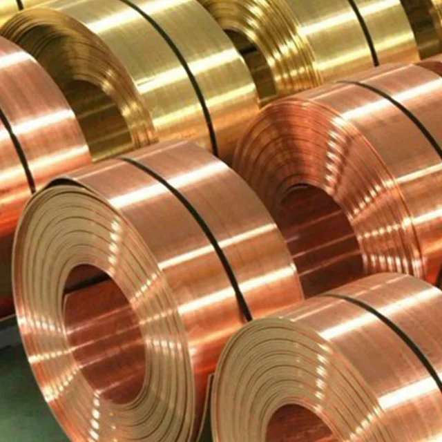 High quality 1mm 2mm 5mm thick 99.95% pure copper tape/strip/coil for sale