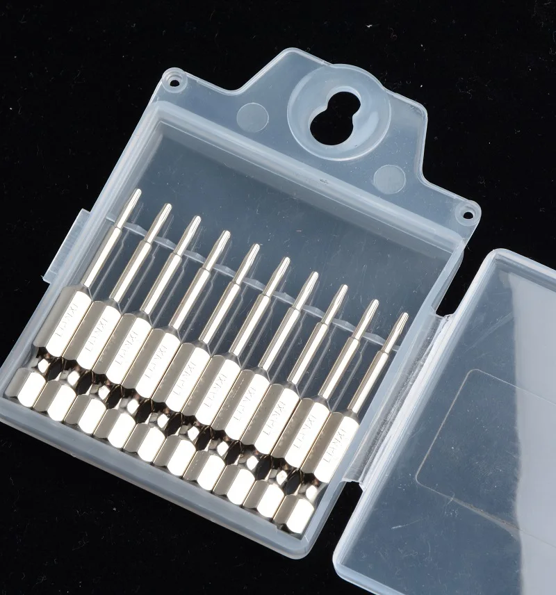 
Wholesale 50MM Torx screwdriver with high quality magnetic S2 six-star Torx screwdriver bit 
