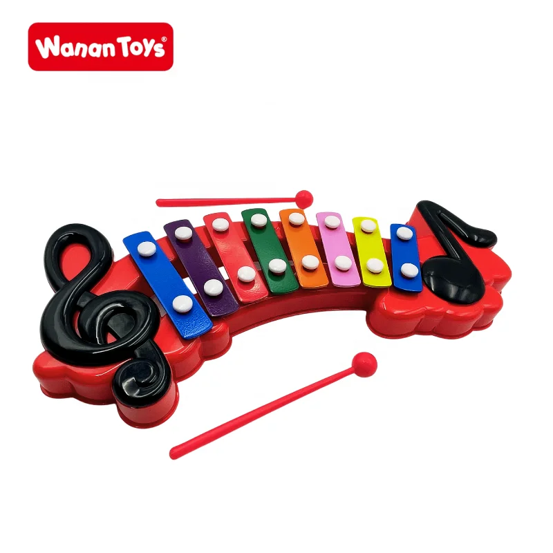 2024 High Quality children Educational music Toys  baby funny  Music Instrument Toy musical note shape plastic Xylophone toy