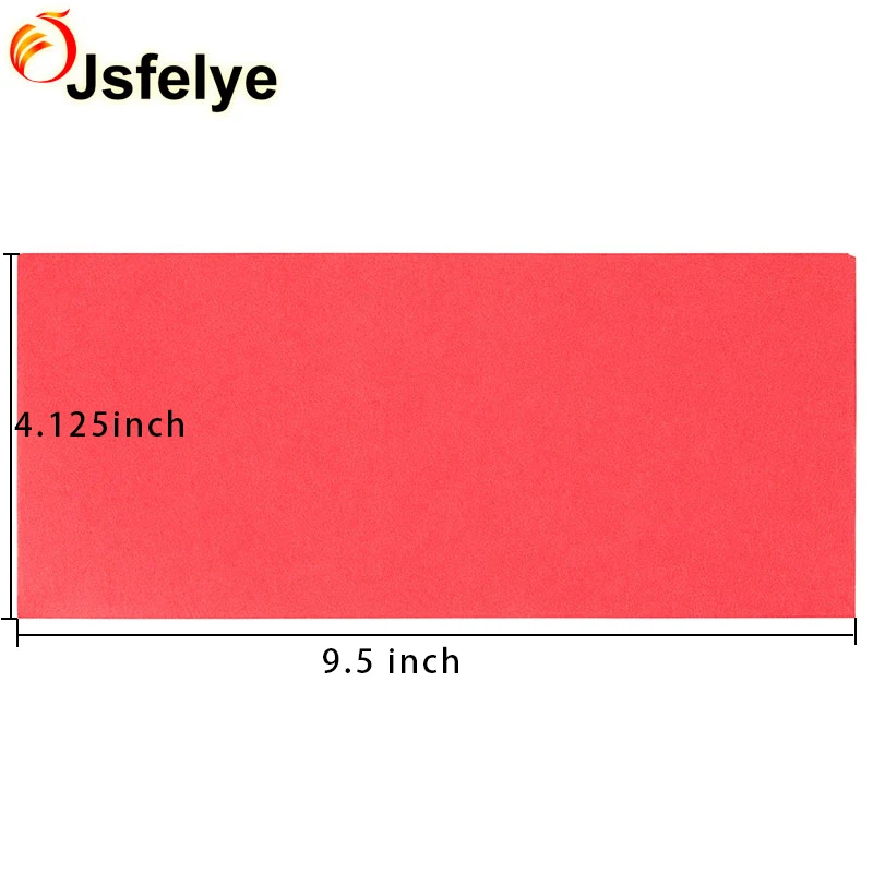 #10 Red Business Value Pack Gummed Seal Square Flap Heavy Weighted Paper Envelope for Birthday Christmas Cards Standard Size Let