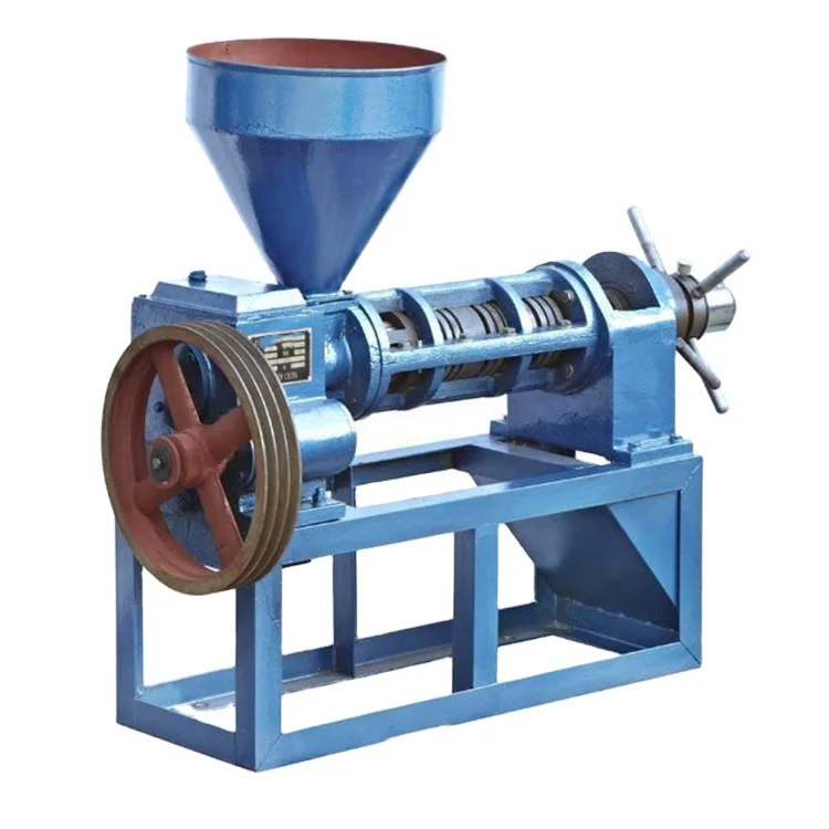 6YL-95 groundnut vegetable  screw oil press machine hot and cold oil processing machine production line