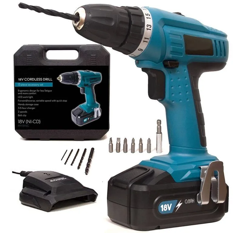 SAFENDER Electric Screwdriver 10mm Corded Impact Tool Sets Drill Power Tool Set Drilling