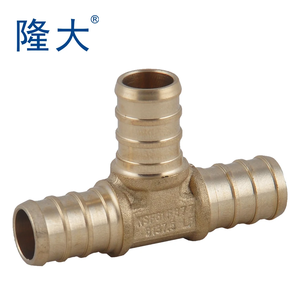 F1807 PEX Fitting -Tee in Lead Free Brass cUPC certified