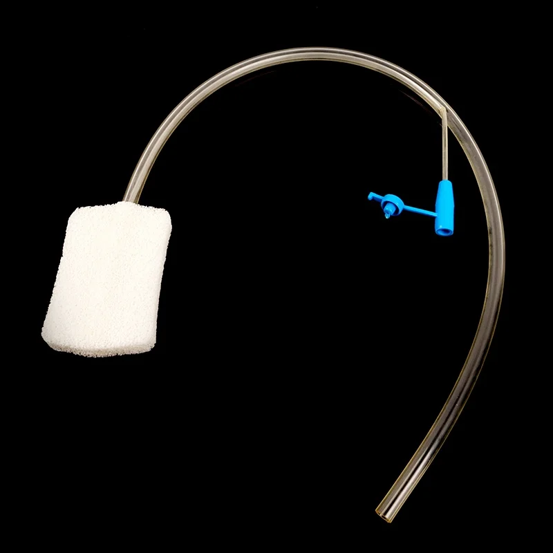PVA Negative Pressure Hemostatic Drainage Cotton, easy to operate hemostatic cotton pads packaging tube with sponge applicator