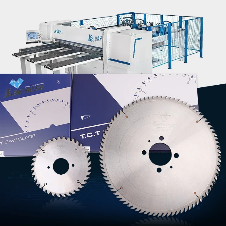 Lamboss PCD Diamond Saw Blade Industrial Grade Diamond Teeth Circular Saw Blade For Wood Furniture Cutting