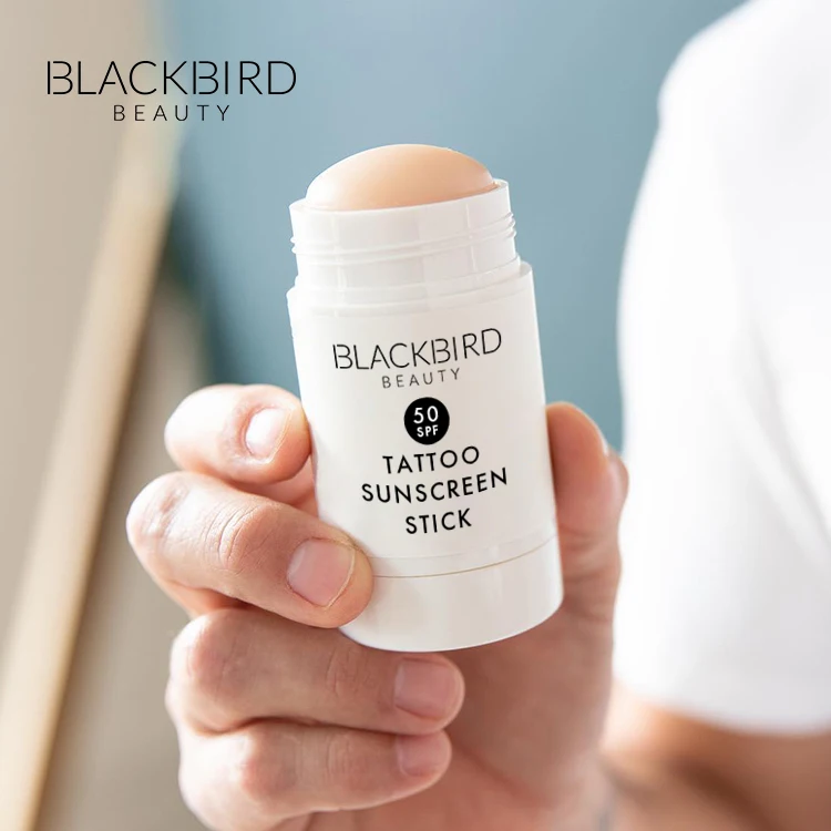 Собственная Марка Sunblock палочка для татуировок солнцезащитный крем OEM/ODM татуировка после ухода предотвращение выцветания SPF50
