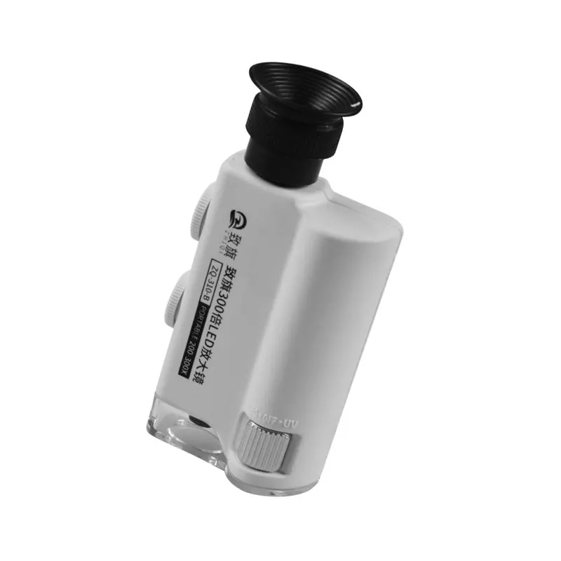 Hand mini lens Identify jewelry led microscope