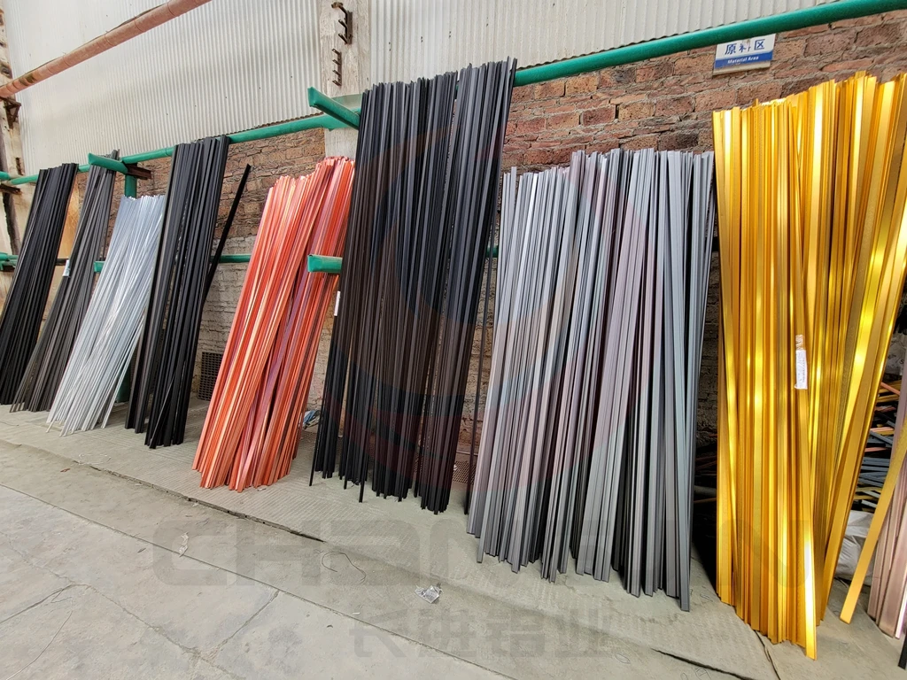 black gold aluminum alloy protection extrusion tile corner trim edge profile