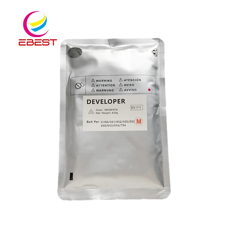 EBEST Factory Price Compatible for Konica Minolta DV711 Developer Bizhub C450 C451 C452 C550 C552 C654 C754 Developer Powder