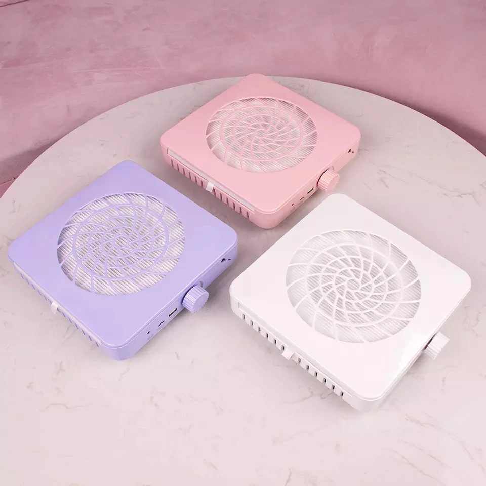 Strong Suction Nail Dust Collector Fan Excellent Heat Dissipation Performance New ABS Material Cleaner for Nails