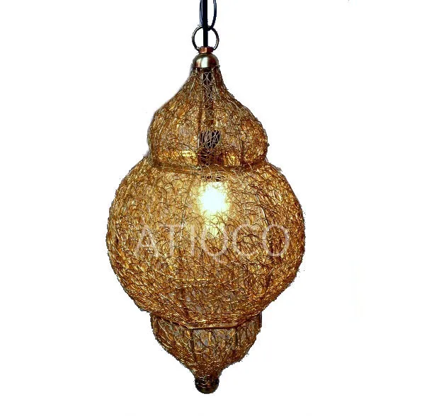 Ceiling Light Hanging Pendant Lamp Latest Metal Gold Lantern Modern Metal Lamp Stylish Metal Lantern Unique Metal Lamp Best Sell