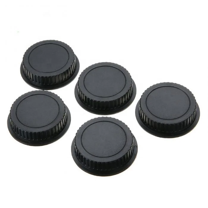 Rear Lens Cap Dust Cover Plastic Black Replacement for Canon EF ES-S EOS Series Lens Mount Protection